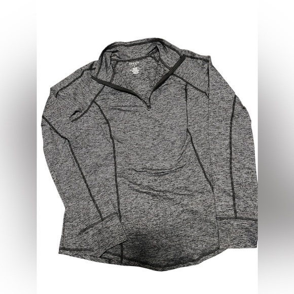 TORID SIZE 0 Performance Core Rib Long Sleeve Mock Neck Zip Pullover - Picture 3 of 7